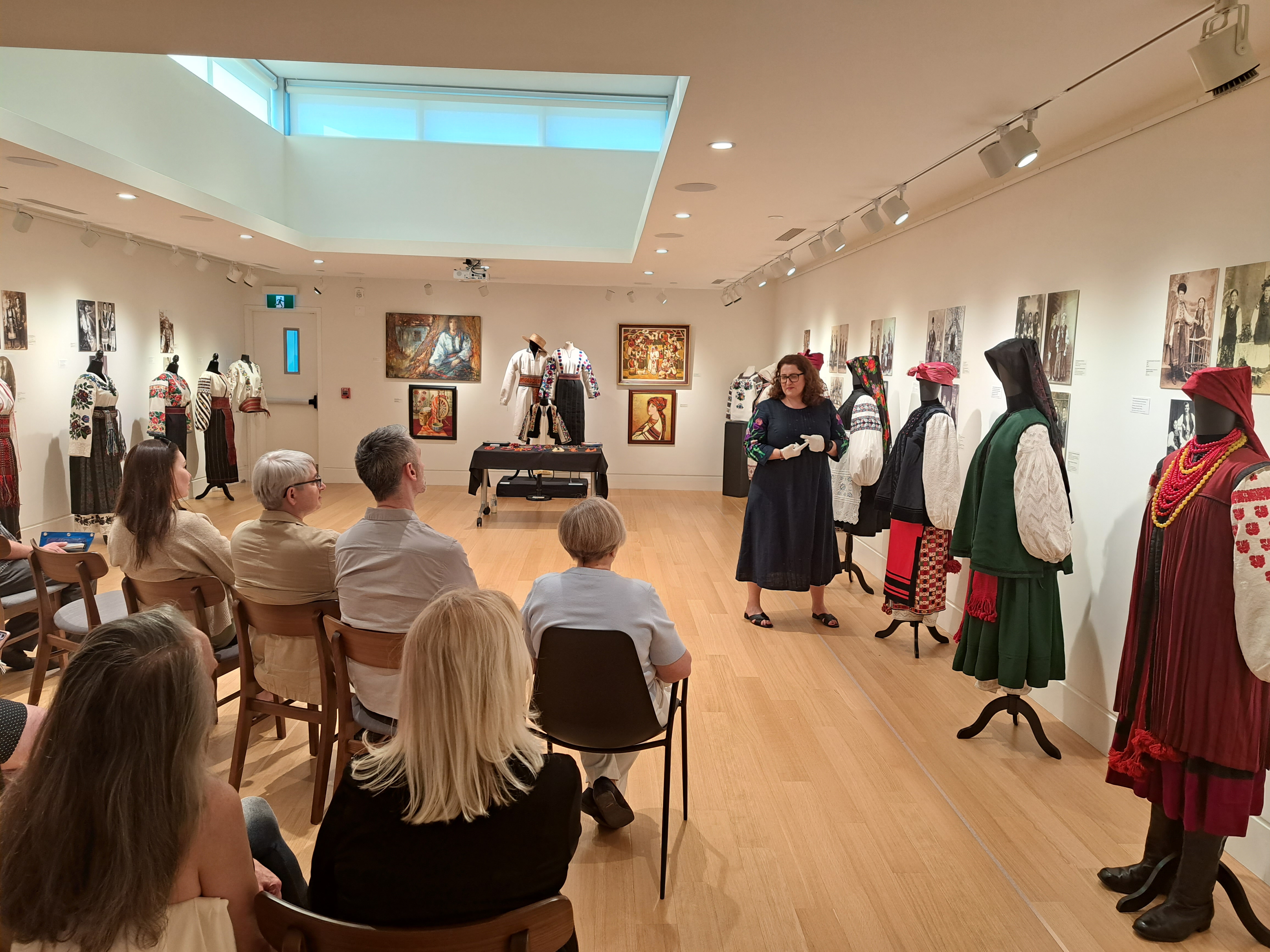 Curatorial Tour of the exhibition of Ukrainian Folk Clothing, May 11, 2023 